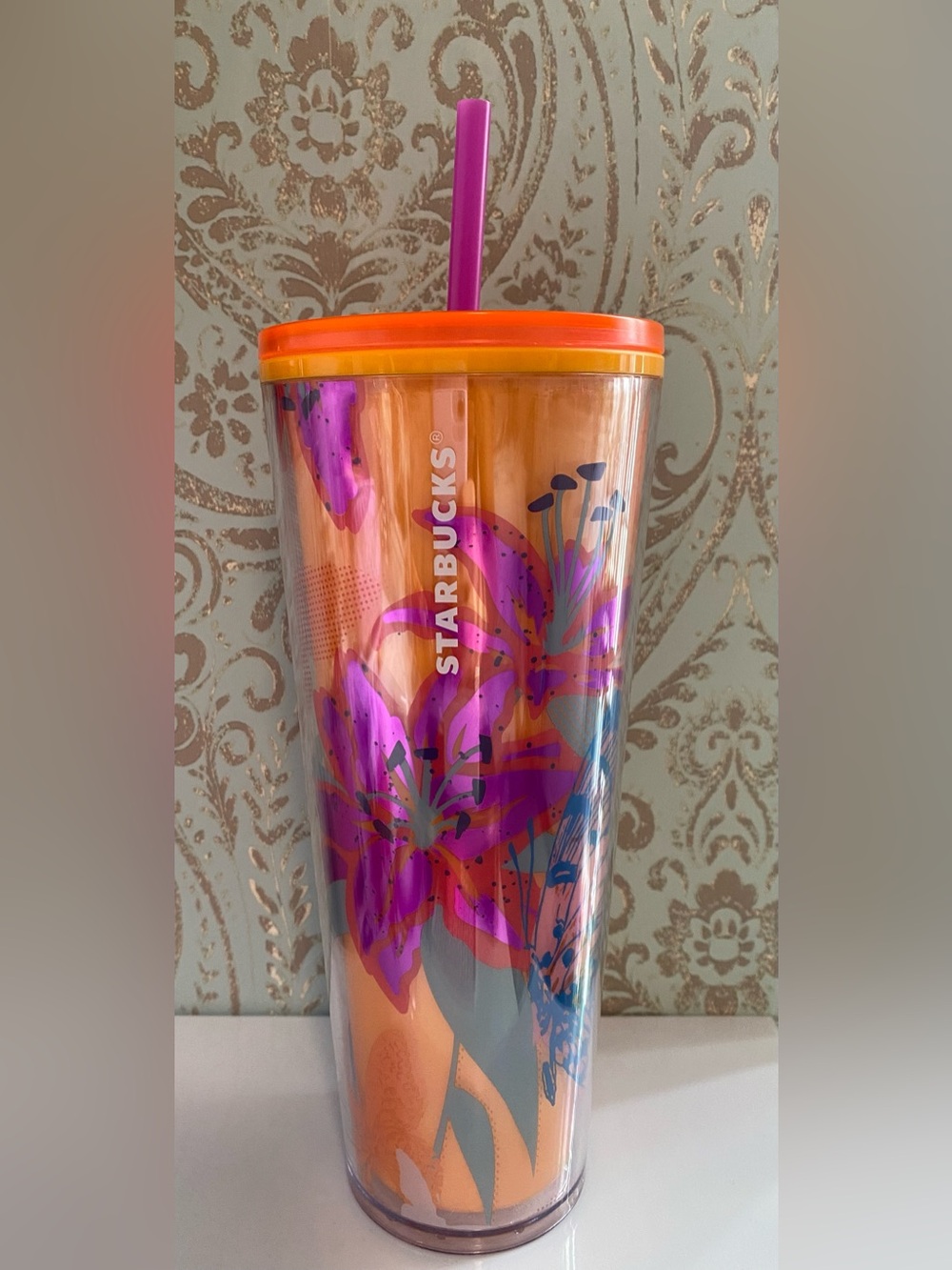 Starbucks Spring 2022 Floral Hop Venti Tumbler
